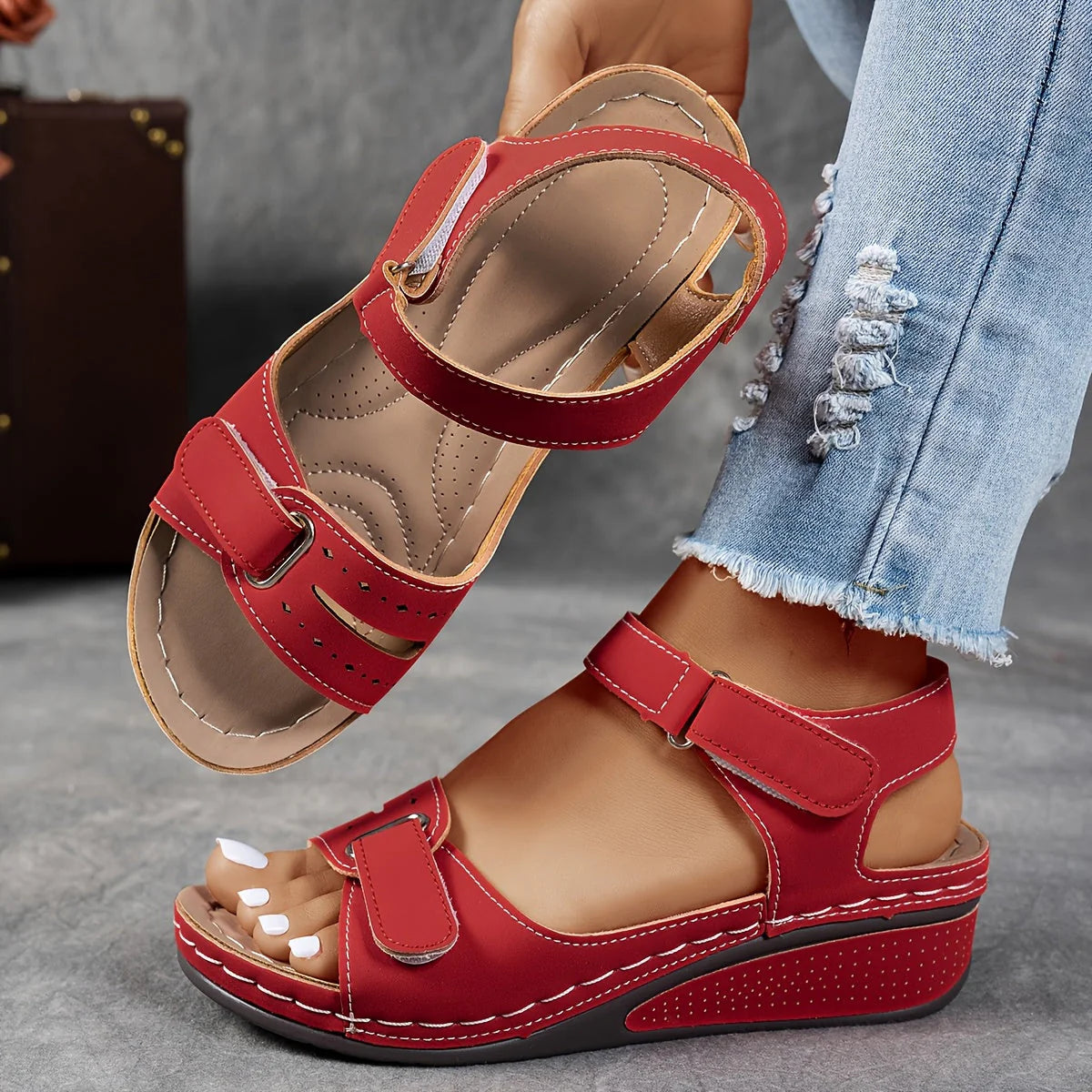 Red / 12 / Wide fit